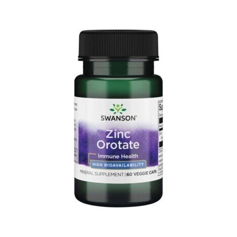 Swanson Zinc Orotate 10mg 60 Capsule